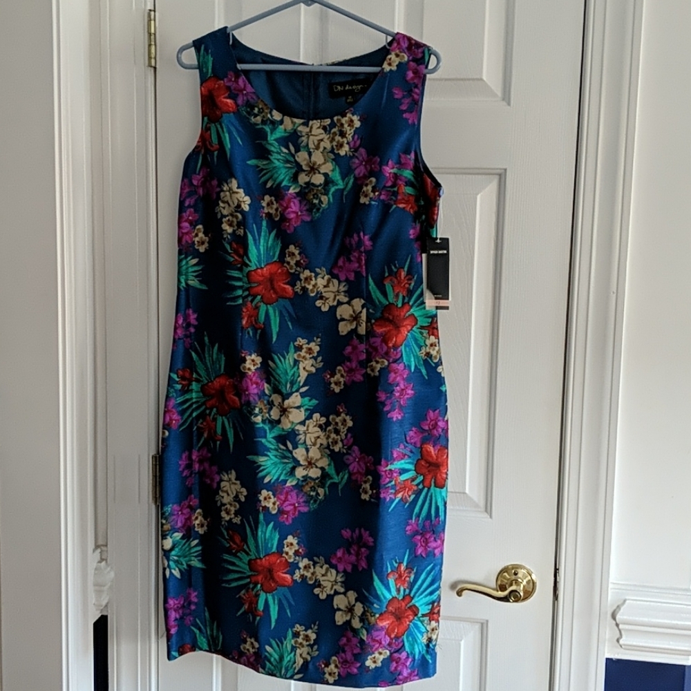 DN Design blue floral dress